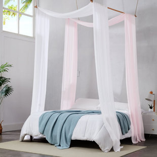 canopy bed purple